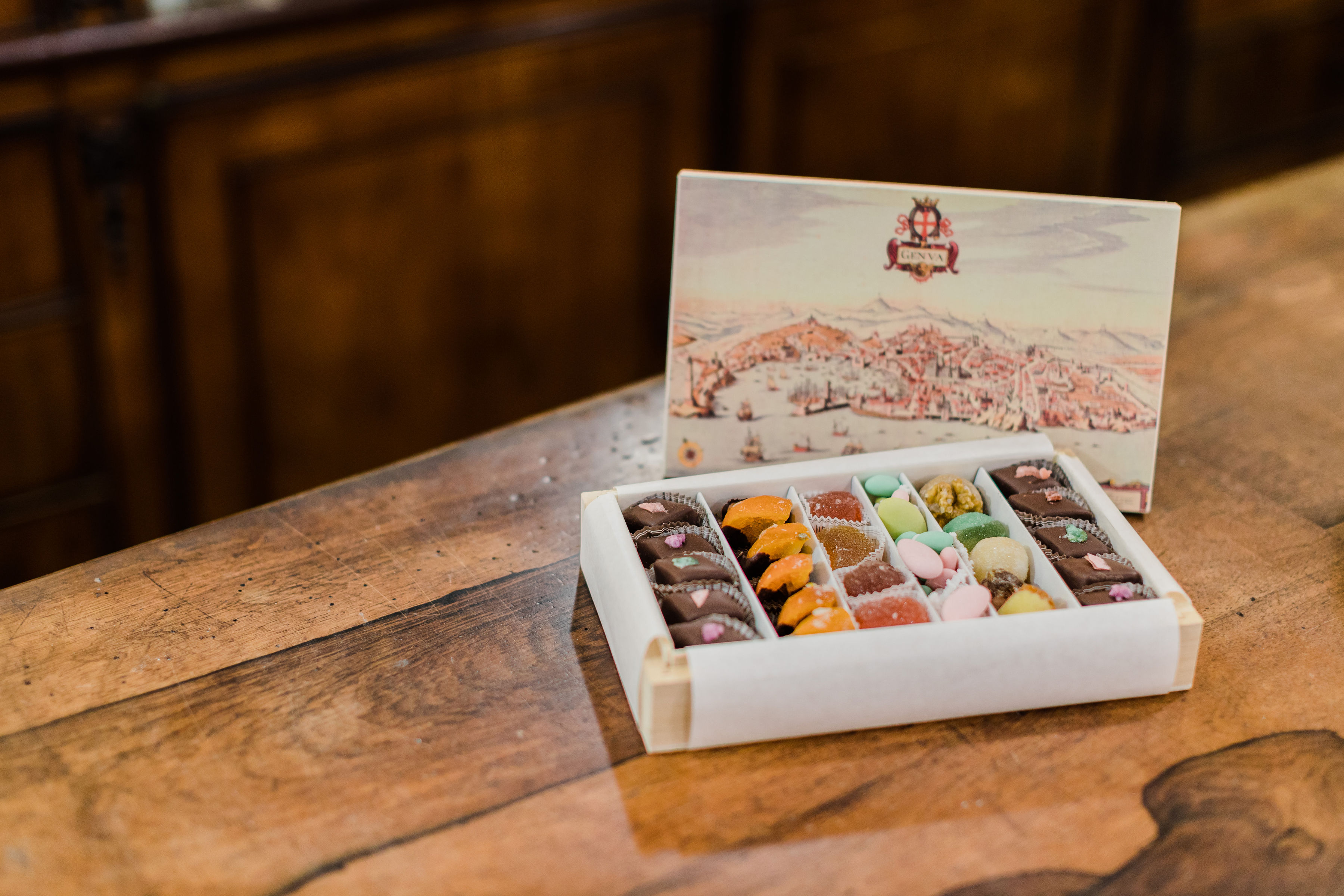 Romanengo - Scatola in legno 'Le 5 Botteghe'